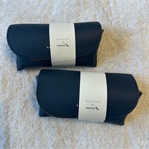 2 American Airlines x Raven-Lily Travel Toiletry Bag Amenity Kits NEW